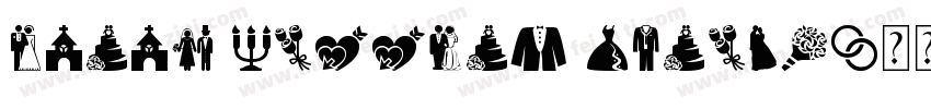 Xanas Wedding Honeym字体转换